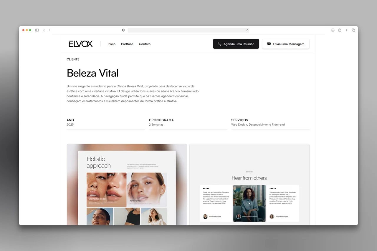 Elvox Website - Imagem 2