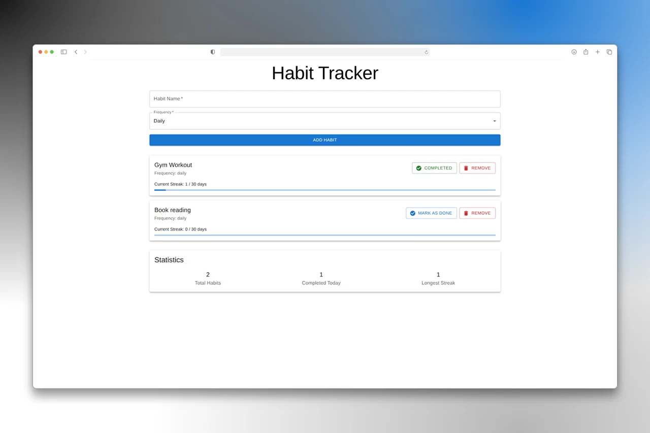 Habit Tracker - Imagem 1